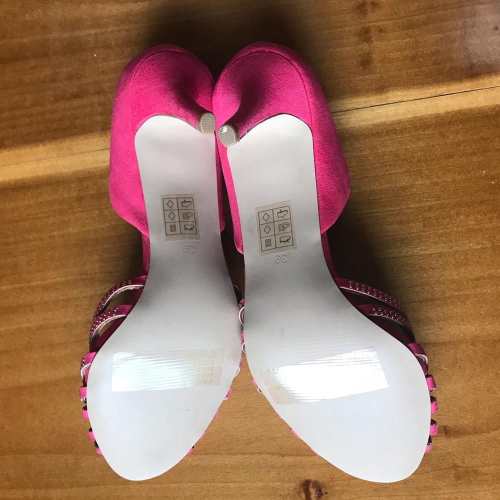 Pink open toe shoes - Picture 7 of 8